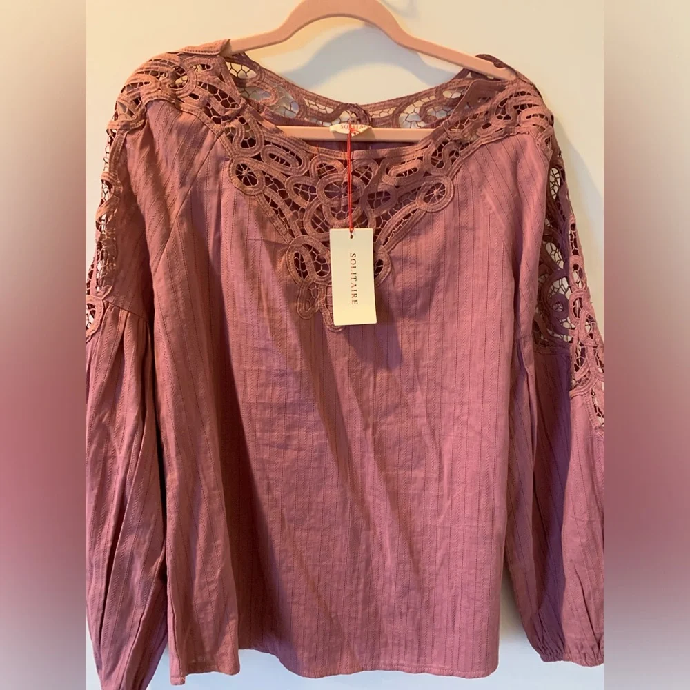 Anthropologie airy peasant